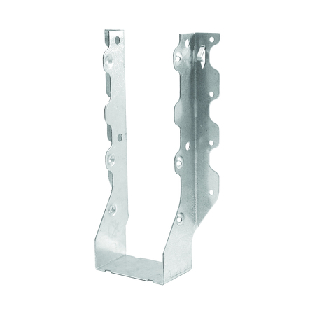 USP Mitek Slant Joist Hanger, 9-1/8 In H, 2 In D, 3-1/8 In W, 2 In L X 10 To 14 In H, Steel, Galv JUS210-2